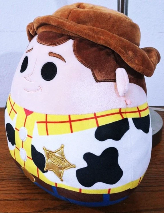 NWOT GENUINE Squishmallow 10" Disney Toy Story's Woody Sheriff Plush Kellytoy - Image 2